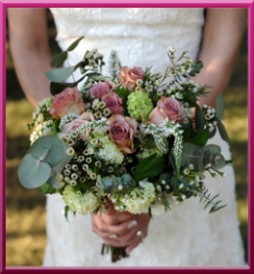 Bridal bouquet vintage style